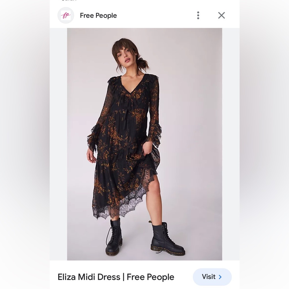 Free people Eliza maxi dress *rare**